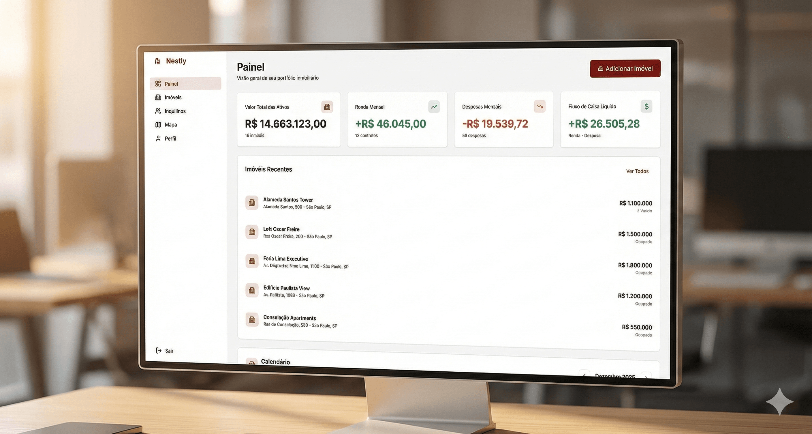 Visão Geral do Dashboard